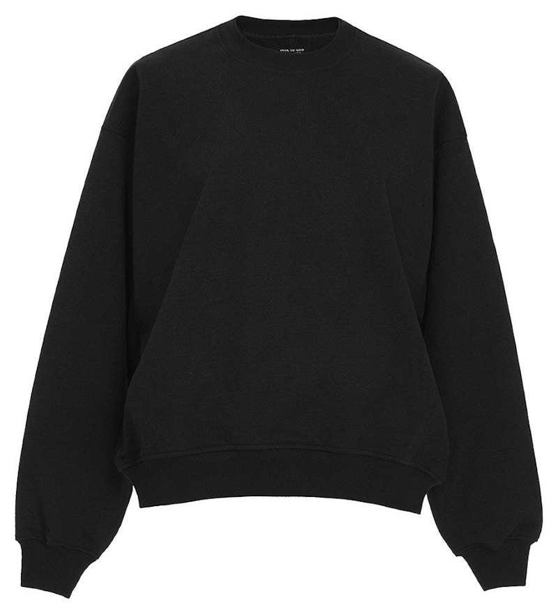 Fear of God Heavy Terry Crewneck Sweatshirt Black