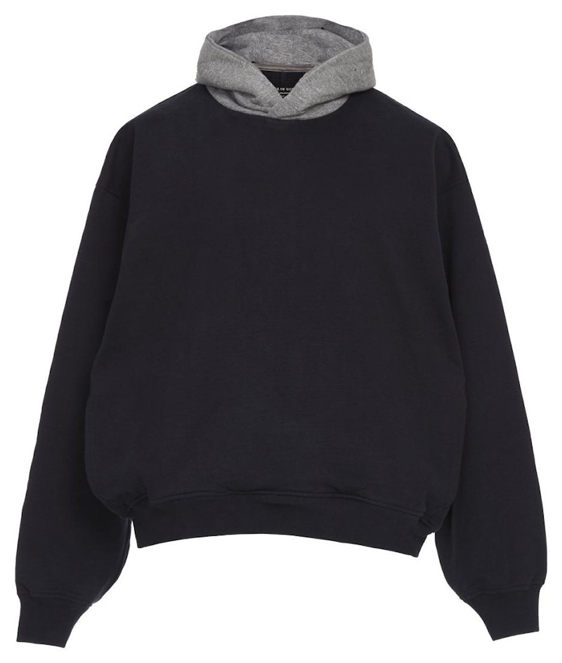 Fear of God Heavy Terry Everyday Hoodie Hoodie Navy/Heather Grey