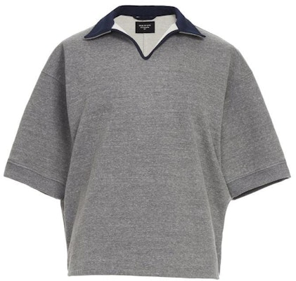 Fear of God Heavy Terry V-Neck Polo Grey Buy Fear of God Heavy Terry V-Neck Polo Grey