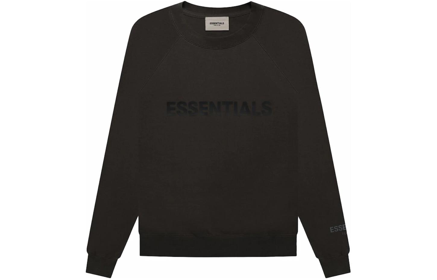 FOG Heavyweight Fleece Crewneck Sweatshirt Washed Black Unisex 192250500239052