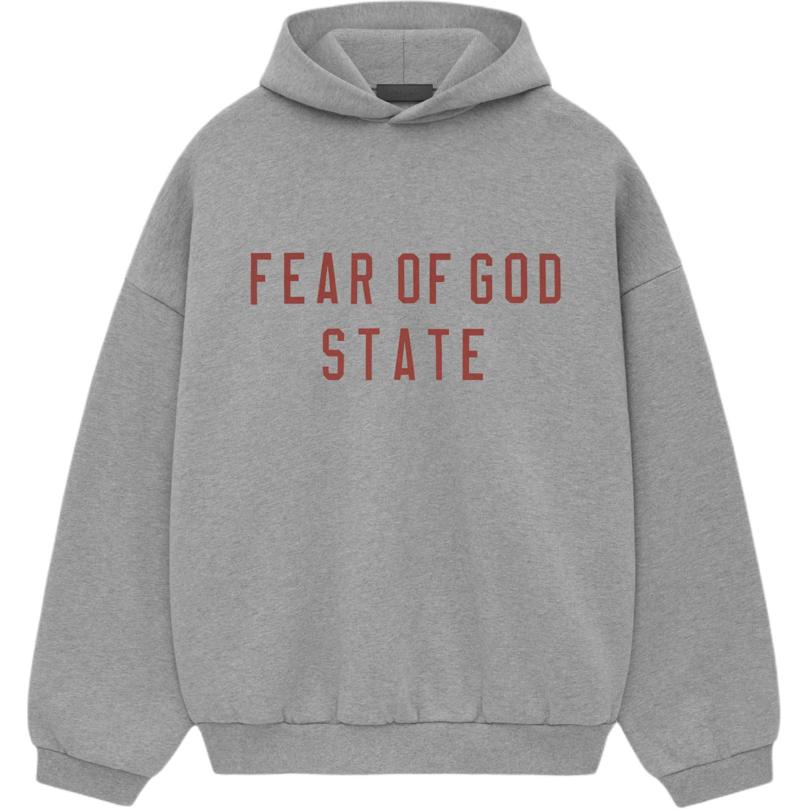 FOG Heavyweight Pullover Hoodie with Letter Print 192BT246251F