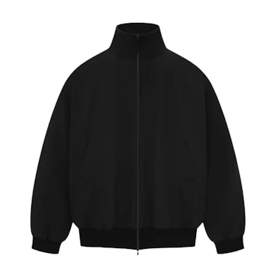 FOG High Neck Zipper Jacket Black FGE230-327PON-001