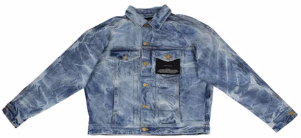Fear of God Indigo Selvedge Denim Holy Water Trucker Denim Jacket Indigo Fear of God Indigo Selvedge Denim Holy Water Trucker Denim Jacket Indigo