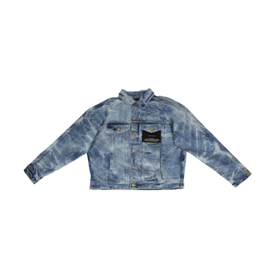 FOG Indigo Selvedge Denim Holy Water Trucker Denim Jacket Indigo