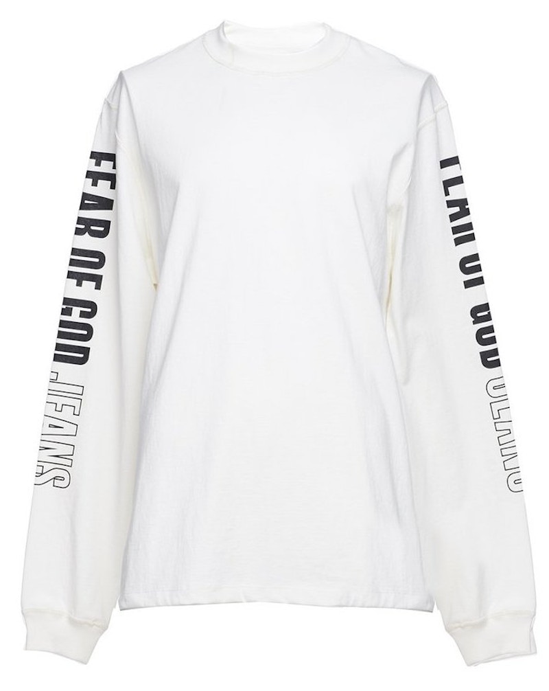 Fear of God Inside Out Longsleeve Shirt White