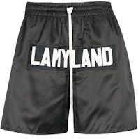 Fear of God Japanese Lamyland Satin Boxing Shorts Black Fear of God Japanese Lamyland Satin Boxing Shorts Black