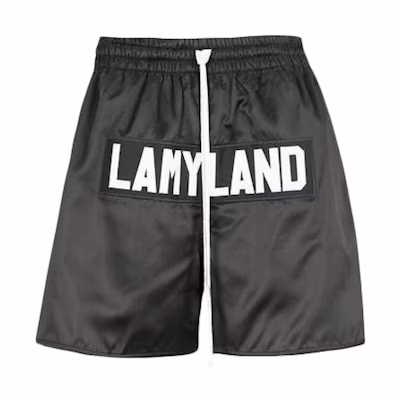 FOG Japanese Lamyland Satin Boxing Shorts Black