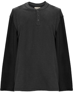 Kaos Panjang Fear of God Henley Hitam Buy Kaos Panjang Fear of God Henley Hitam