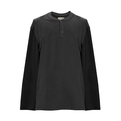 Fear of God L/S Henley T-Shirt Black