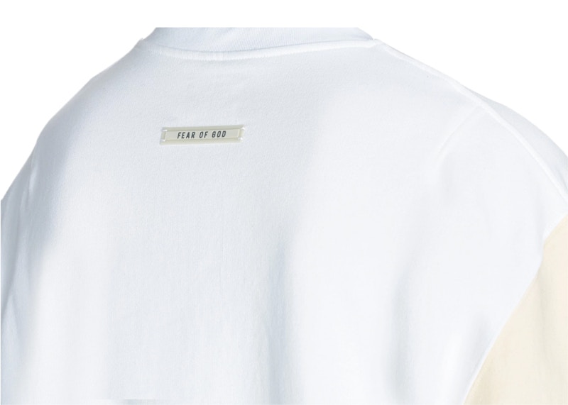 Lookbook フィアオブゴッド 長袖ヘンリーTシャツ 白/クリーム
