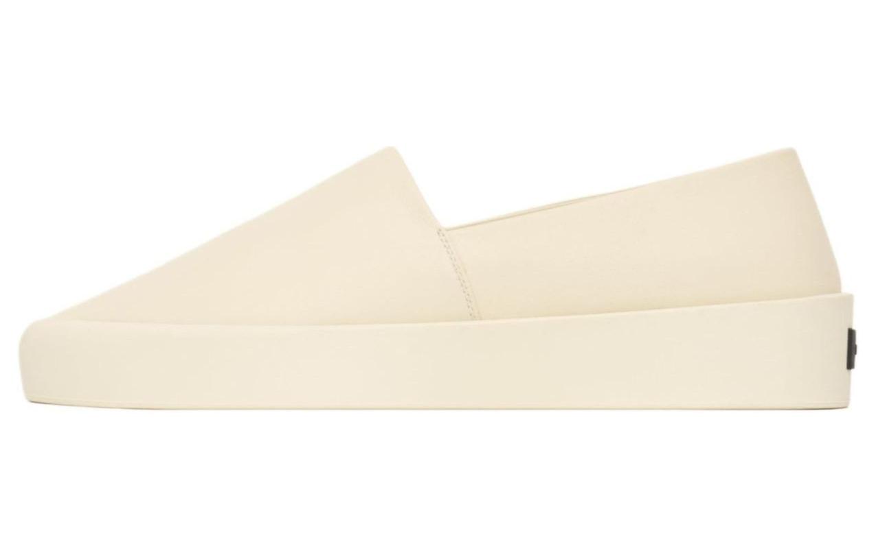 Fear of God Leather Slip-On Low-Top Sneakers Beige . FG880-133FLT-051