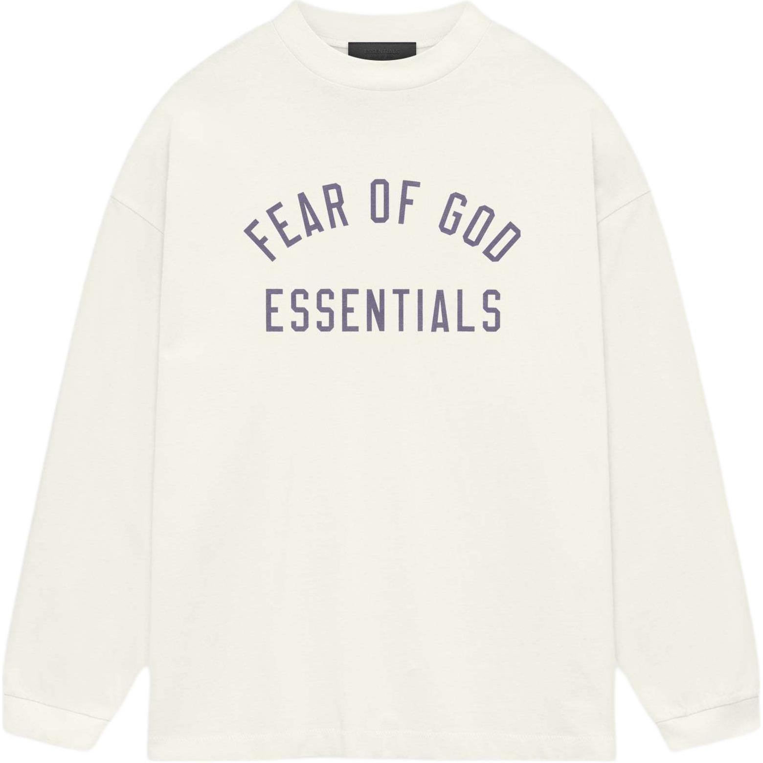 FOG Letter Print Crewneck Heavyweight Pullover Sweatshirt 125BT244202F