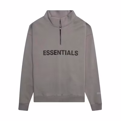 FOG Letter Print Pullover Sweatshirt Unisex - Elephant Gray 192HO202043F