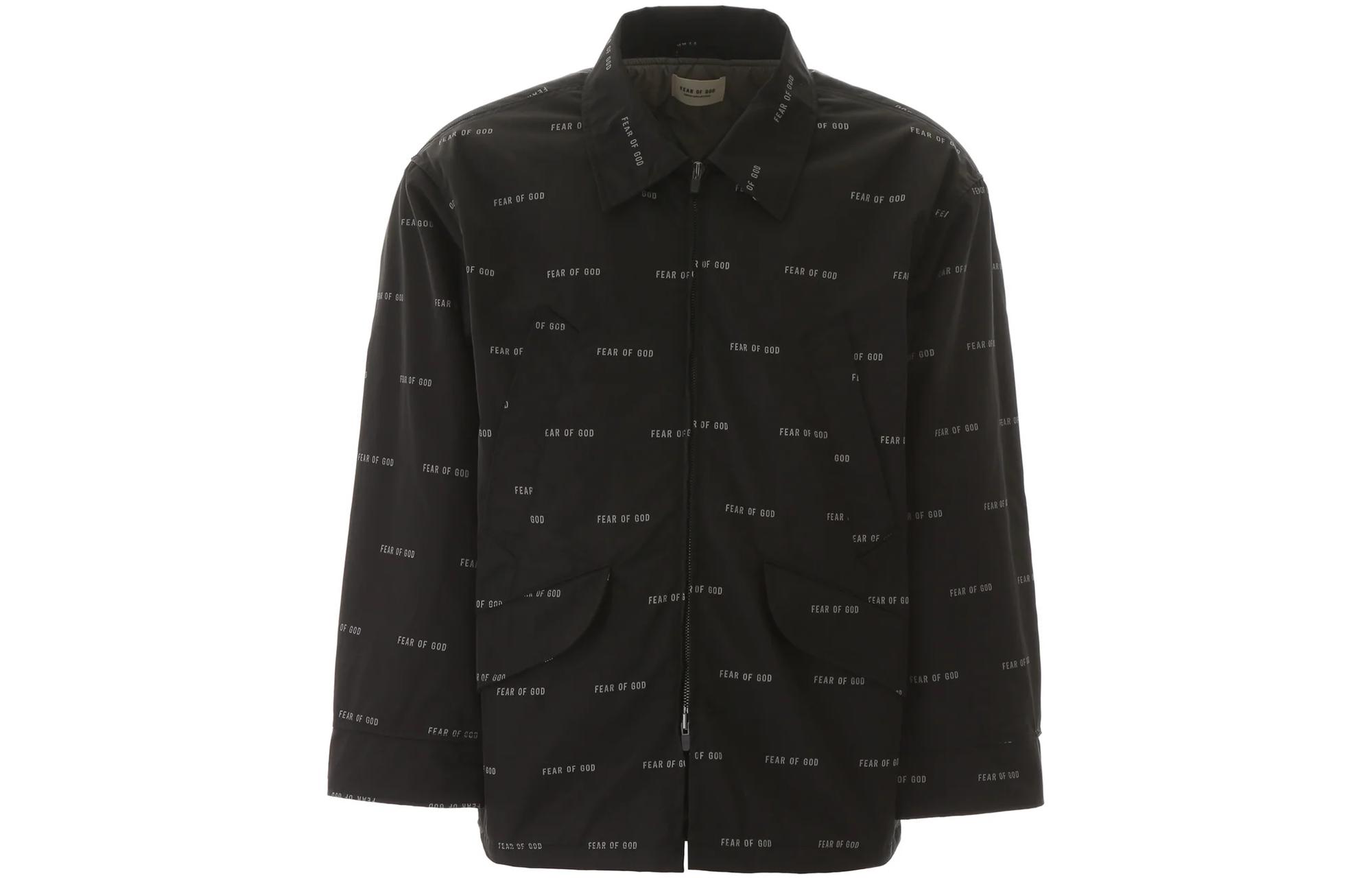 FOG Logo Full-Print Zip-Up Jacket 6H196029APN-001