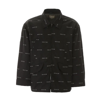 FOG Logo Full-Print Zip-Up Jacket 6H196029APN-001