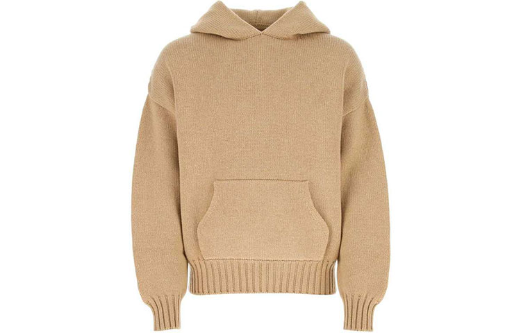 FOG Logo Oversized Hoodie Unisex - Khaki FG2000-2WSK-237