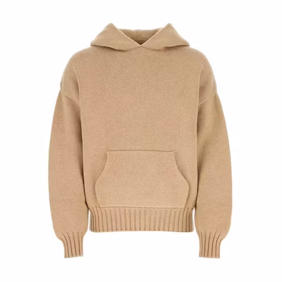 FOG Logo Oversized Hoodie Unisex - Khaki FG2000-2WSK-237