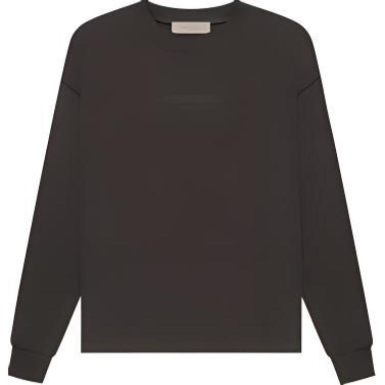 FOG Logo Print Pullover Heavyweight Crewneck Sweatshirt Gray Brown Men 192SU222075F