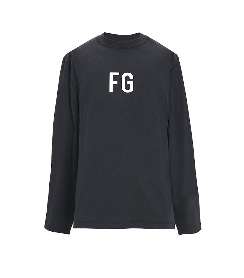 Fear of God Long Sleeve 'Fg' T-Shirt Vintage Black