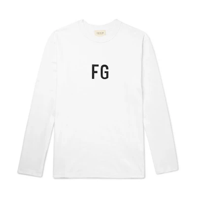 FOG Long Sleeve 'Fg' T-Shirt White/Black