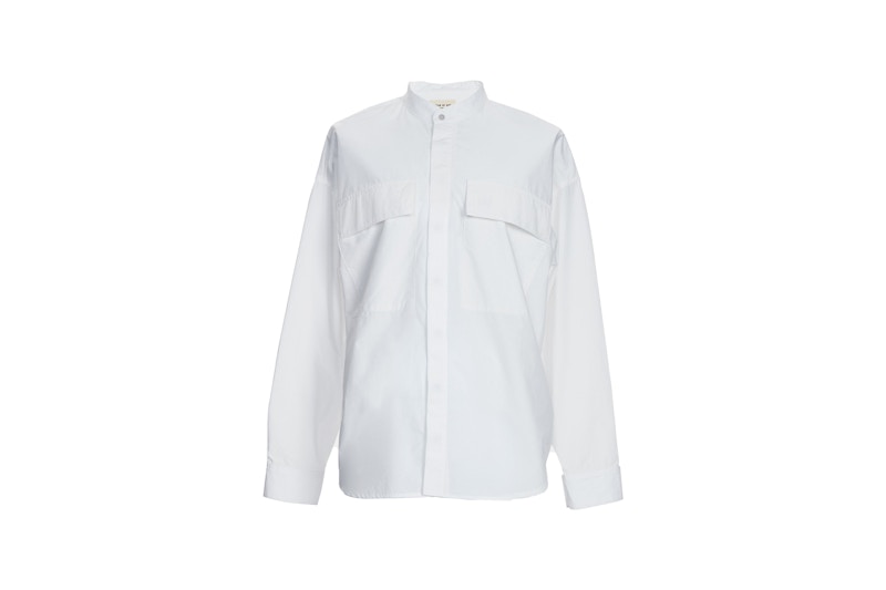 Fear of God Long Sleeve Button Up Shirt White