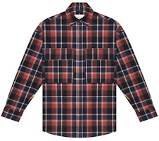 Fear of God Long Sleeve Plaid Button Up Red/Navy Plaid Fear of God Long Sleeve Plaid Button Up Red/Navy Plaid
