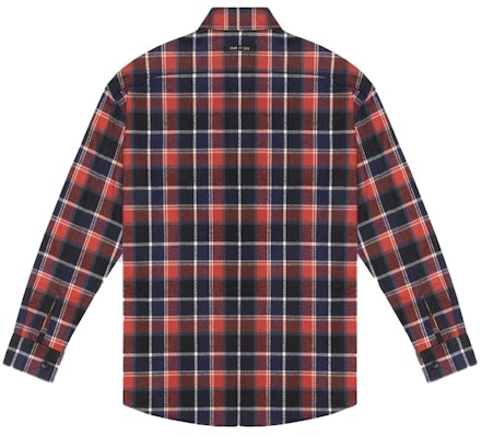 Fear of God Long Sleeve Plaid Button Up Red/Navy Plaid Order Fear of God Long Sleeve Plaid Button Up Red/Navy Plaid