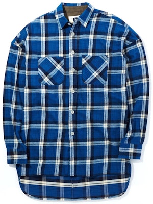 Fear of God Longsleeve Flannel Blue Buy Fear of God Longsleeve Flannel Blue