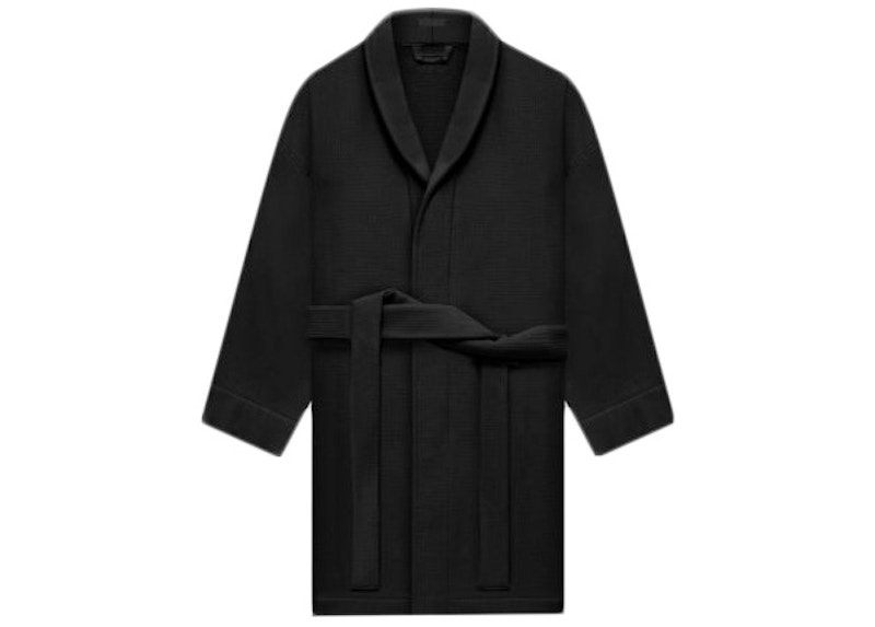 Fear of God Luxury Loungewear Waffle Knit Robe Cement