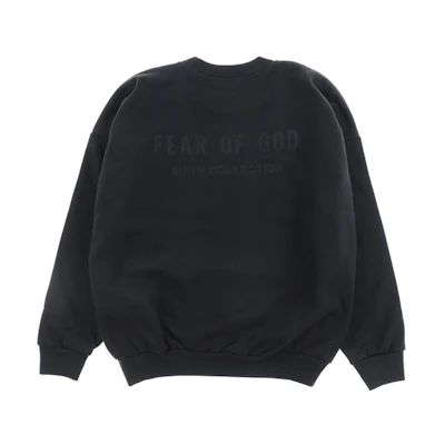 FOG Mainline Season 6 Pullover Crewneck Sweatshirt Unisex Black FOG-FW19-64