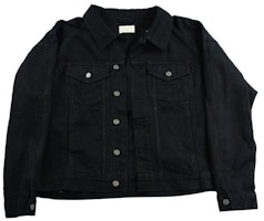 Fear of God Maxfield Raglan Denim Trucker Jacket Black Fear of God Maxfield Raglan Denim Trucker Jacket Black