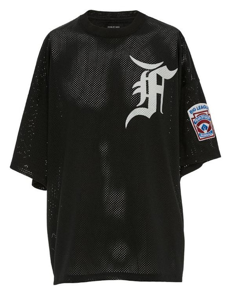 Fear of God Mesh Batting Practice Jersey Black