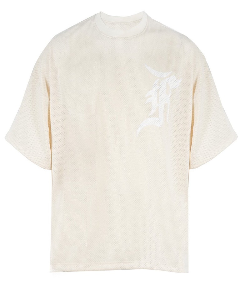 Fear of God Mesh Batting Practice Jersey White/Cream