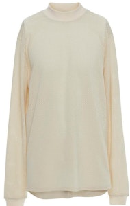 Camiseta Básica Fear of God de Manga Larga de Malla Natural Buy Camiseta Básica Fear of God de Manga Larga de Malla Natural