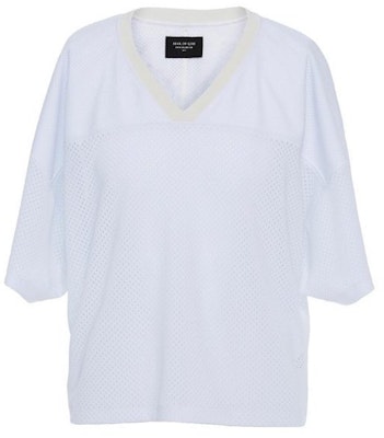Fear of God Mesh Oversized Jersey White Buy Fear of God Mesh Oversized Jersey White