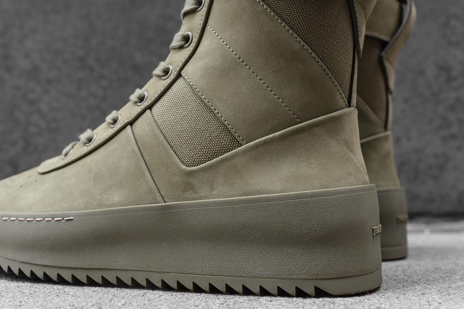 Lookbook Fear of God Military Sneaker ''Armeegrün'' FGTP-MSNU-AG16