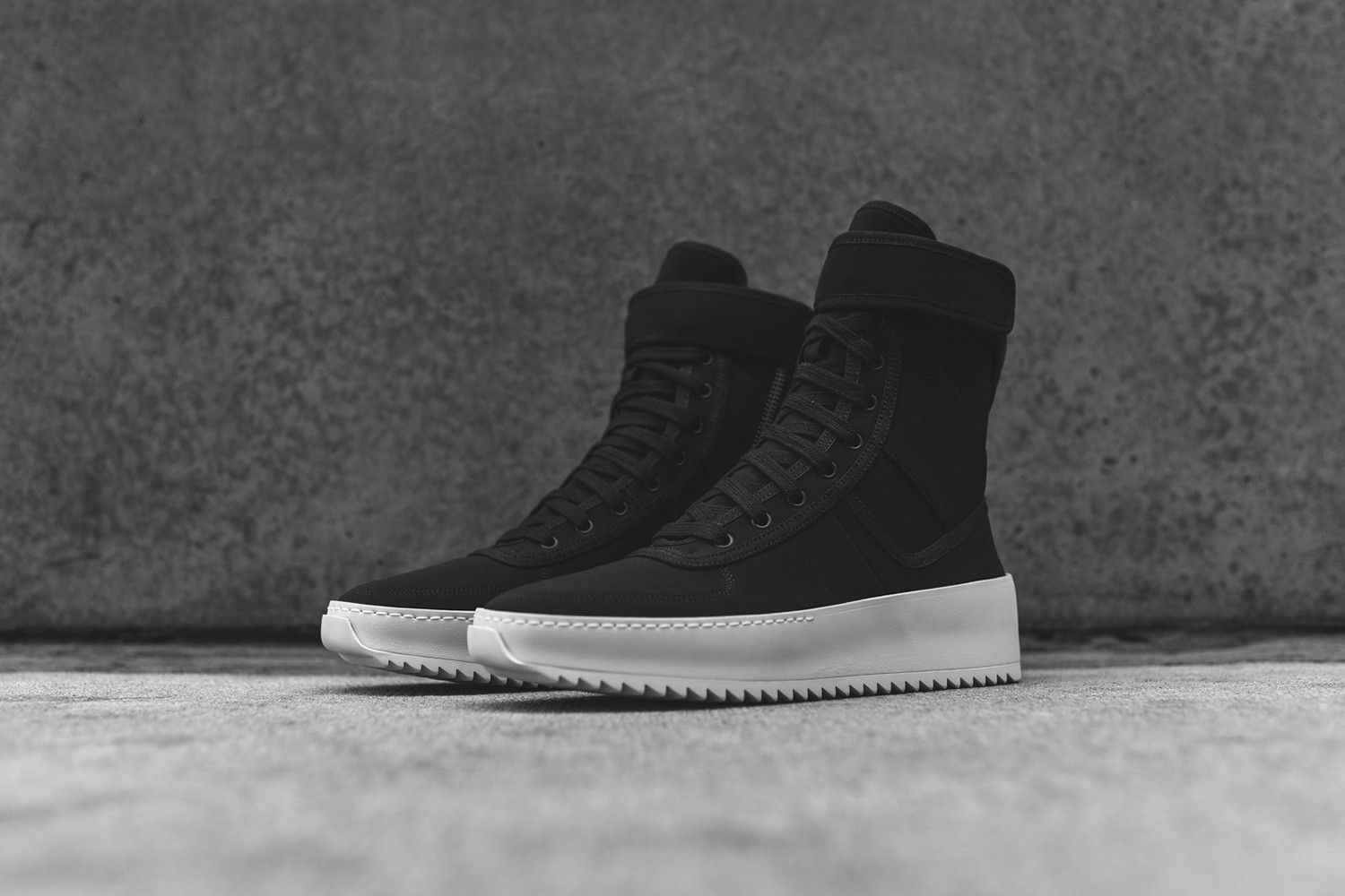 Fear of God Military Sneaker 'Black Nylon' FG-MSNY-BLK
