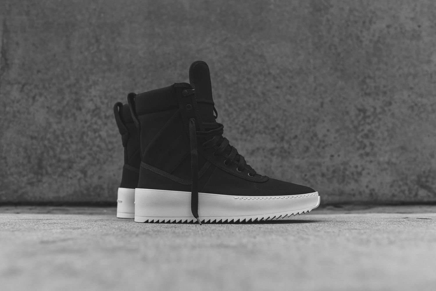 Order Fear of God Military Sneaker ''Schwarzes Nylon'' FG-MSNY-BLK