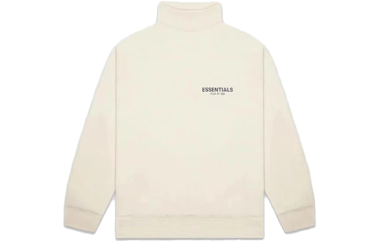 FOG Mock Neck Sweatshirt Moss Off-White Heavyweight Pullover 192250500171569
