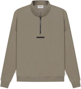Fear of God Mockneck Half Zip Warna Taupe 192SP212046F Buy Fear of God Mockneck Half Zip Warna Taupe 192SP212046F