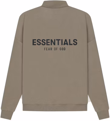 Fear of God Mockneck Half Zip Taupe Order Fear of God Mockneck Half Zip Taupe