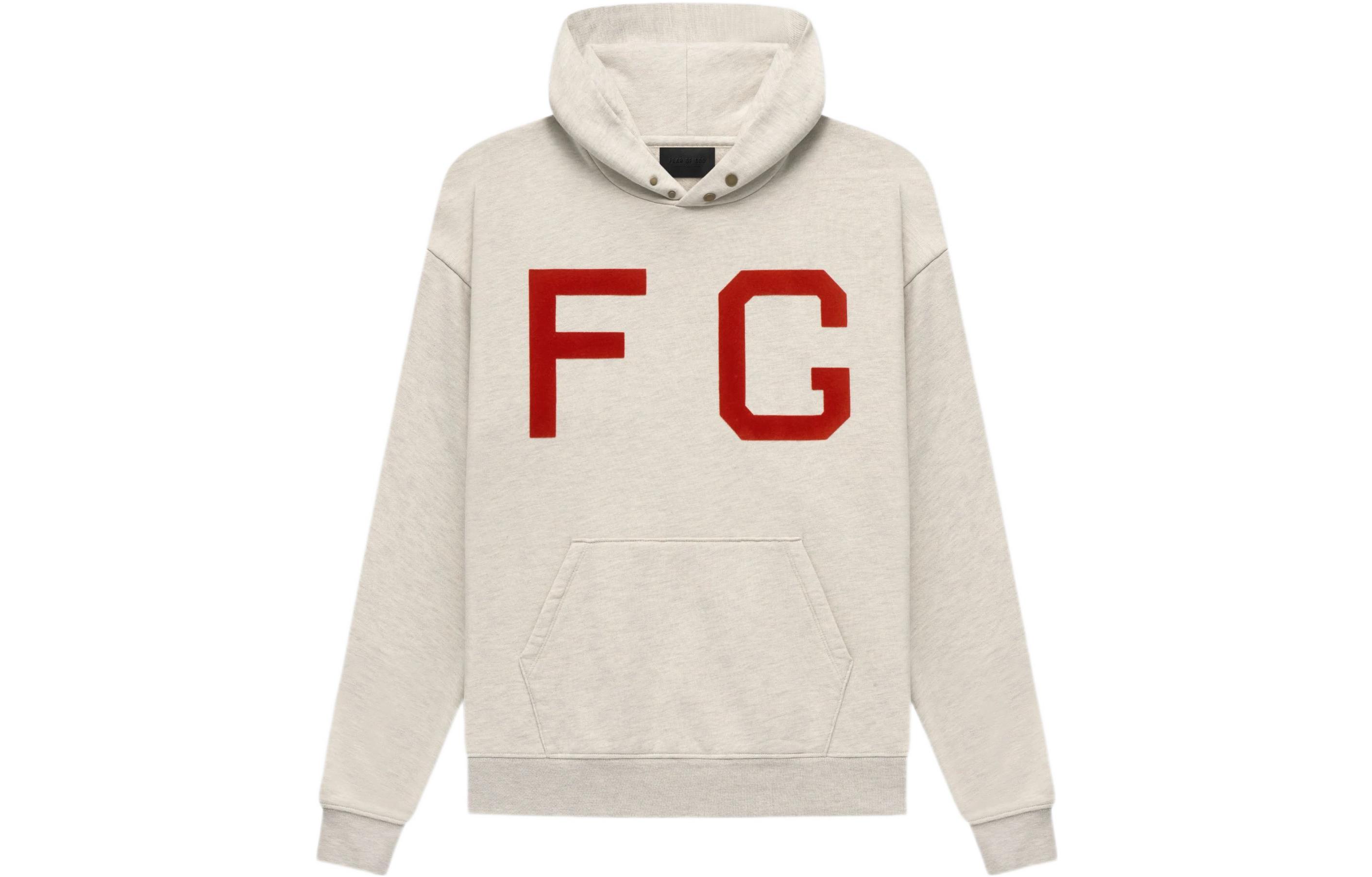 FOG Monarch Hoodie Cream Heather FG Logo Lightweight Pullover Beige FG50-067OFL-101