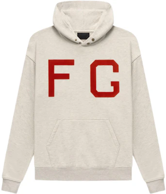 Fear of God Monarch Hoodie Cream Heather FG Logo Lightweight Pullover Beige FG50-067OFL-101 Buy Fear of God Monarch Hoodie Cream Heather FG Logo Lightweight Pullover Beige FG50-067OFL-101