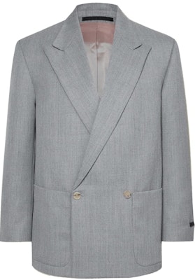 神的畏懼 Mr. Porter 專屬雙排扣羊毛西裝外套『灰色』 Buy 神的畏懼 Mr. Porter 專屬雙排扣羊毛西裝外套『灰色』