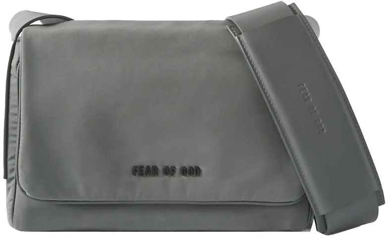 fear-of-god-mr-porter-exclusive-logo-appliqued-leather-trimmed-shell-messenger-bag-gray