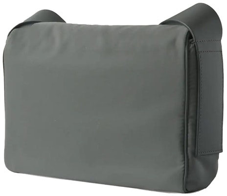 Fear of God Mr. Porter Exclusive Logo-Appliquéd Leather-Trimmed Shell Messenger Bag 'Gray' Order Fear of God Mr. Porter Exclusive Logo-Appliquéd Leather-Trimmed Shell Messenger Bag 'Gray'