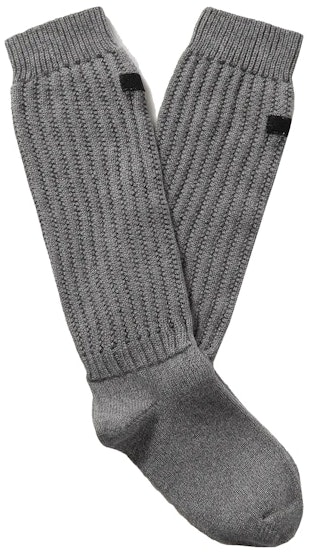 fear-of-god-mr-porter-exclusive-logo-appliqued-ribbed-cotton-blend-socks-gray