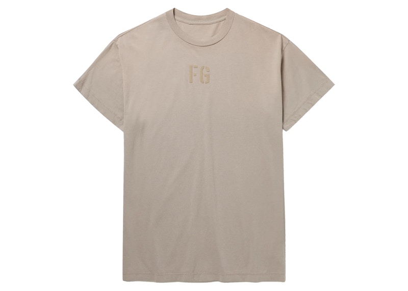 Fear of God Mr. Porter Exclusive Logo-Flocked Cotton-Jersey T-shirt 'Gray'