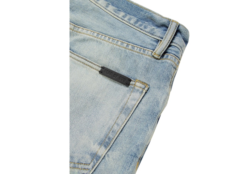 Order Fear of God MR PORTER独家修身破洞牛仔裤'蓝色'