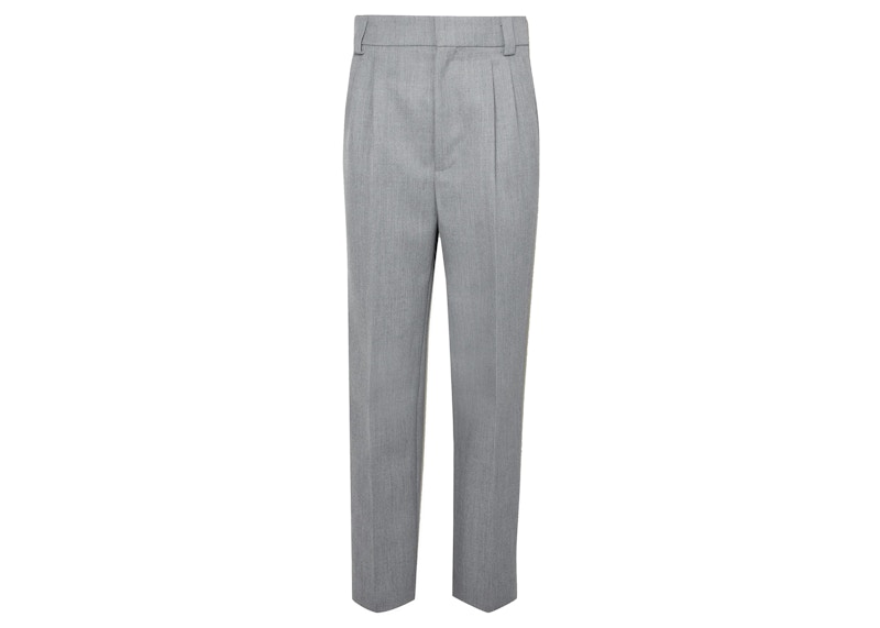 Fear of God Mr. Porter Exclusive Straight-Leg Pleated Wool Suit Trousers 'Gray'